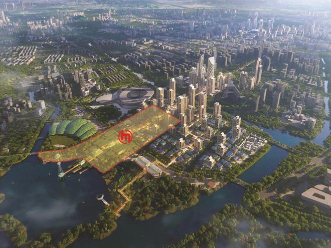 k1体育60万方！杭州新增地标综合体在这里(图1)