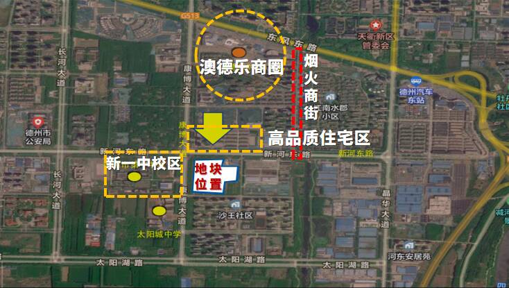 商业地产运营配套建立+房产新政双轮驱动 德州重点推介6宗中心肠块(图3)