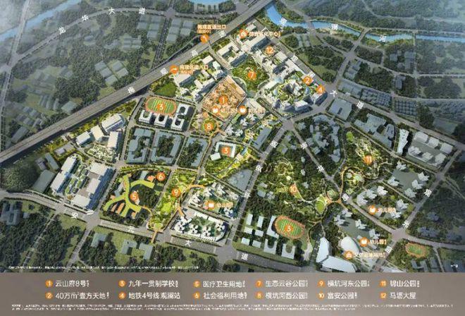 体育场馆建设鸿荣源团体打造的410万㎡都会超环综合体——鸿荣源CITY X观城(图5)